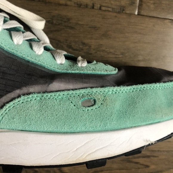 Nike mint green gray suede nylon sneakers men’s Sz 13 - Picture 8 of 12